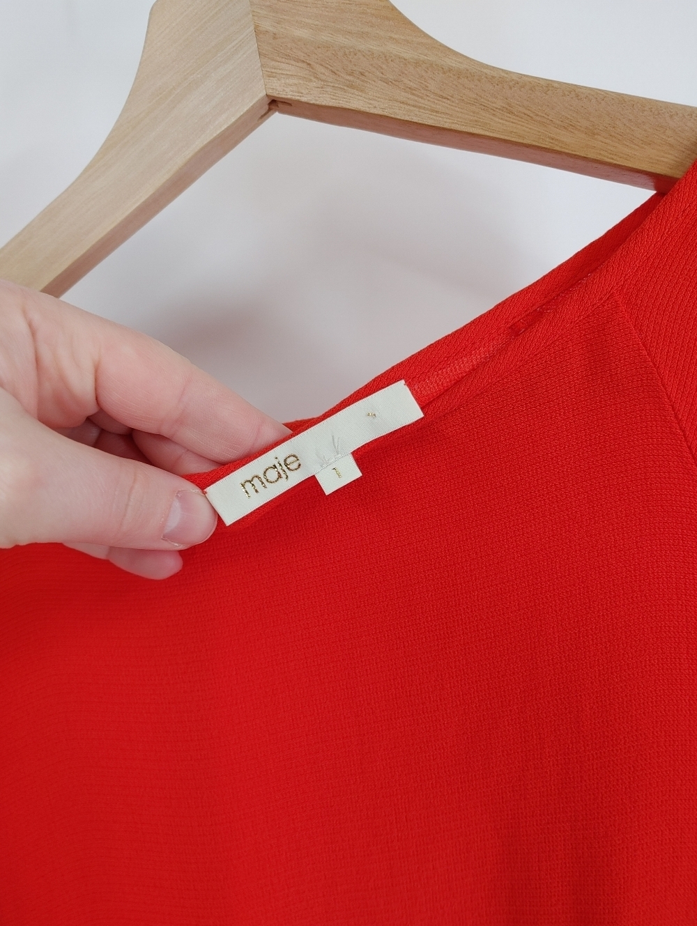 Maje Lalo Smocked Sleeve Blouse - Picture 3 of 4